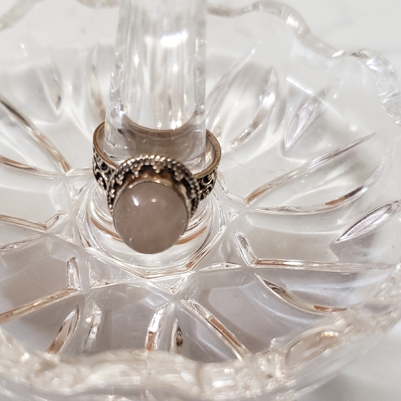Boho/tribal morganite ring - Picture 1 of 3